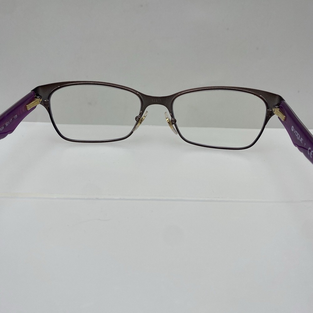 Vogue Eyeglasses FRAMES ONLY VO3918 Cat Eye 52-17-135 Black Purple 246 - Picture 11 of 16